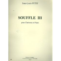 Souffle pour clarinette et piano -Jean-Louis Petit