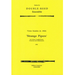 STRANGE PIPERS FOR 2 OBOES/2 ENGL -Victor Kalabis