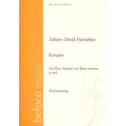 Konzert g-Moll für Oboe, Streicher und Bc -Johann David Heinichen