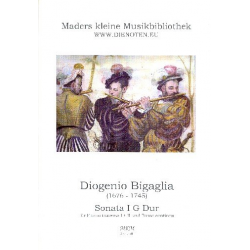 Sonate G-Dur Nr.1 -Diogenio Bigaglia