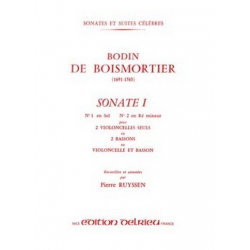 Sonate no.1 en sol pour -Joseph Bodin de Boismortier