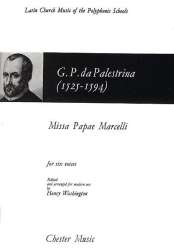 Missa Papae Marcelli for mixed chorus -Giovanni da Palestrina