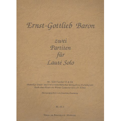 2 Partiten -Ernst Gottlieb Baron