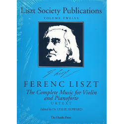 Liszt Society Publications vol.12 -Franz Liszt