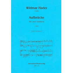 Aufbrüche für 2 Violinen -Widmar Hader