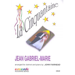 La cinquantaine for clarinet and piano -Jean Gabriel-Marie