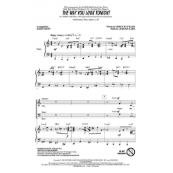 The Way You Look Tonight -Jerome Kern / Arr.Kirby Shaw