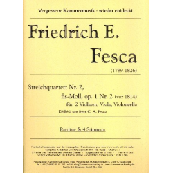 Streichquartett fis-Moll Nr.2 op.1,2 -Friedrich Ernst Fesca