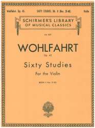 Wohlfahrt - 60 Studies, Op. 45 - Book 2 -Franz Wohlfahrt