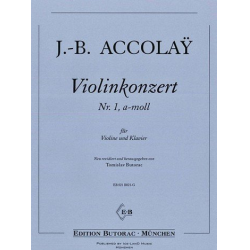 Konzert Nr.1 für Violine -Jean Baptiste Accolay