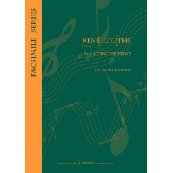 Concertino no.3 pour  trompette et piano -Rene Louthe