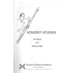 Konzert-Studien Band 2 für Fagott - Georg Junge