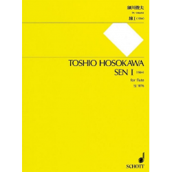 Sen 1 for flute -Toshio Hosokawa