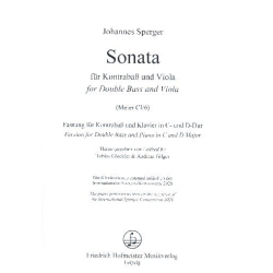 Sonate A (Fassung in C-Dur und D-Dur) -Johann Mathias Sperger