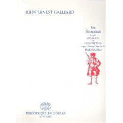 6 Sonatas -Johann Ernst Galliard