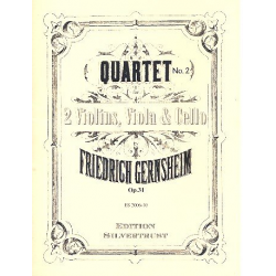 Streichquartett Nr.2 op.31,2 -Friedrich Gernsheim