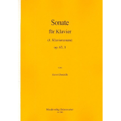 Sonate Nr.1 op.63,1 -Horst Ebenhöh