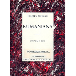 Rumaniana für Violine -Joaquin Rodrigo