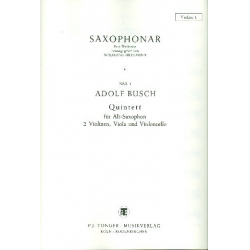Quintett für Altsaxophon und -Adolf Busch