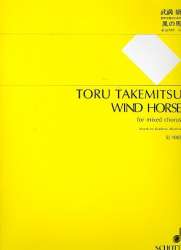 Wind Horse for mixed chorus -Toru Takemitsu