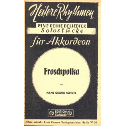 Froschpolka: für Salonorchester -Hans Georg Schütz