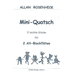 Mini-Quatsch 11 leichte Stücke -Allan Rosenheck