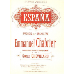 Espana for 2 piano 8 mains -Alexis Emmanuel Chabrier