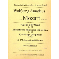 3 Fugen -Wolfgang Amadeus Mozart