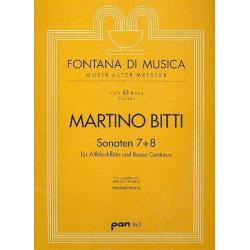 Sonaten Nr.7 und Nr.8 für -Martino Bitti