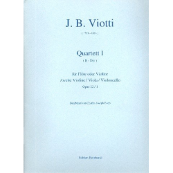 Quartett B-Dur op.22,1 für Flöte -Giovanni Battista Viotti
