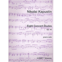 8 Concert Etudes op.40 for piano -Nikolai Kapustin