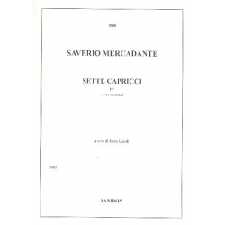 7 Capricci per flauto solo -Saverio Mercadante