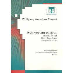 Ave verum corpus für gem Chor -Wolfgang Amadeus Mozart