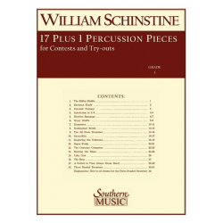 17 + 1 Percussion Pieces -William J. Schinstine