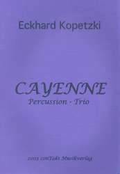 Cayenne für Percussion-Trio -Eckhard Kopetzki