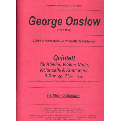 Quintett B-Dur op.79bis für -George Onslow