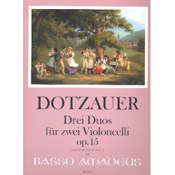 3 Duos op.15 - für 2 Violoncelli -Justus Johann Friedrich Dotzauer