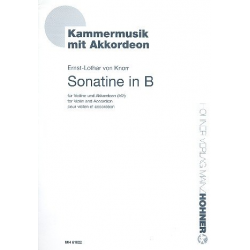 Sonatine B-Dur für -Ernst-Lothar von Knorr
