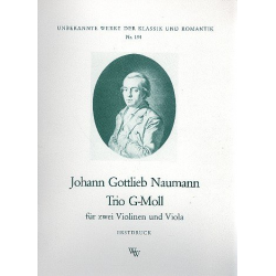 Trio g-Moll für 2 Violinen und Viola -Johann Gottlieb Naumann