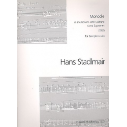 Monodie in memoriam -Hans Stadlmair
