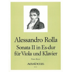 Sonate Es-Dur Nr.2 - für Viola und -Alessandro Rolla