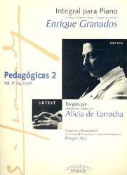 Integral para piano vol.9 Pedagogicas 2 (sp/en/kat) -Enrique Granados