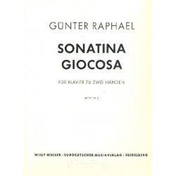 Sonatina giocosa op.51,2 -Günter Albert Rudolf Raphael