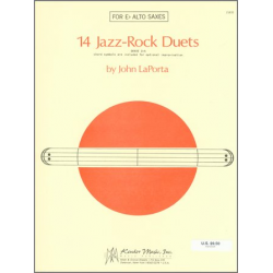 14 Jazz-Rock Duets (alto saxes) -John LaPorta