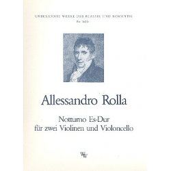 Notturno Es-Dur für 2 Violinen -Alessandro Rolla