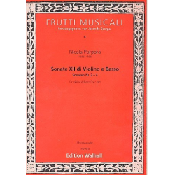 Sonaten Nr.2-4 aus 12 Sonaten -Nicola Antonio Porpora