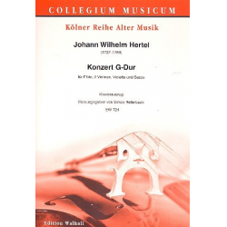 Konzert G-Dur - Johann Wilhelm Hertel