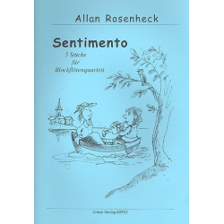 Sentimento für 4 Blockflöten (SATB) -Allan Rosenheck