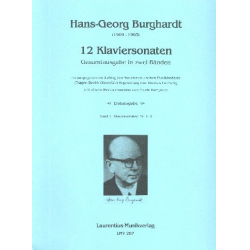 12 Sonaten Band 1 (Nr.1-6) -Hans Georg Burghardt