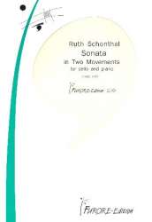 Sonata in 2 movements -Ruth E. Schonthal